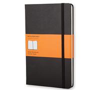 Carnet ligné - Grand format - Couverture rigide noire