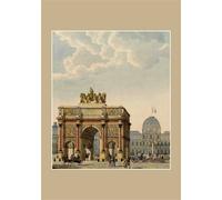 Carnet Ligné, Paris Arc de triomphe du carrousel - Charles Percier - Hachette Bnf - broché - Livre