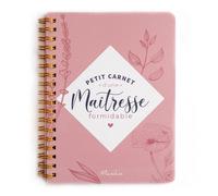 Carnet maîtresse - Petit carnet d'une maîtresse Formidable | Carnet à Spirale, 120 Pages, 16x12cm, Motif Feuilles, Cadeau maîtresse, Cahier Fin d'année Scolaire
