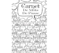 Carnet Mots De Passe: Cahier pour vos Codes Secrets, Identifiants Et Mots De passe Internet.52 Pages à Remplir Avec Répertoire Alphabétique. Format De Poche A6 Pratique. Chat. REF(F010)