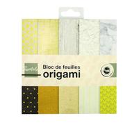 Carnet Papier Origami 15,2 Cm Motifs Assortis 20 Feuilles