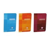 Carnet Piqué vert, 7,5x12, 48 pages, Q.4x4 G