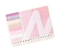 Carnet Portable Et Ensemble De Notes Adhésives Blocs-notes Doublés Avec Étiquette Colorée Pour La Planification Quotidienne