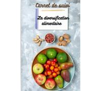 Carnet pour la diversification alimentaire de bébé. Cahier à remplir au quotidien Infos pratiques pour planifier le début de l'alimentation. Planificateur de repas dés 4 ou 6 mois. Fiches à compléter