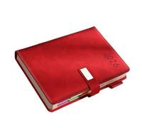 Carnet professionnel 2026 en polyuréthane 400 pages datées avec étiquettes mensuelles colorées pour journal quotidien, planificateur de voyage