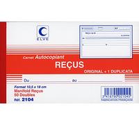 CARNET 'RECUS SANS TVA' 105X180 50/2+0 (par 10)