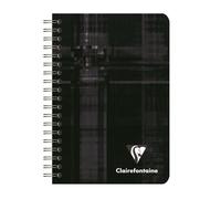 Clairefontaine 68592C Un Carnet à Spirale - 9x14 cm - 100 Pages Petits Carreaux - Papier Blanc 90 g - Couverture Carte Pelliculée Couleur Aléatoire