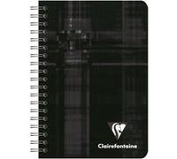 Clairefontaine 68592C Un Carnet à Spirale - 9x14 cm - 100 Pages Petits Carreaux - Papier Blanc 90 g - Couverture Carte Pelliculée Couleur Aléatoire