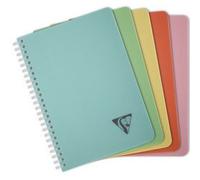 Carnet reliure intégrale Linicolor ESSENCE A5 180 pages ligné couverture plastique polypropyène rainuré - Assortis