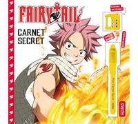 Fleurus Carnet secret Fairy Tail avec cadenas incassable et stylo à encre invisible