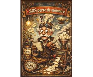 Carnet SOS perte de mémoire: Cahier humoristique ligné pour organiser, écrire... Bloc-notes drôle, fun pour noter les idées, listes, to do list, journal , étudiants, séniors, TDAH,...