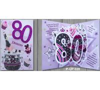Carnet spatial B6 anniversaire 80 femme