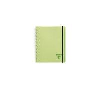 Clairefontaine 328776C Linicolor Fresh Proactiv'Book Cahier-Trieur à Spirale - A5+ 16x21 cm - 180 Pages Détachables Lignées Cadrées - Papier Blanc 90 g - Couverture Polypro - Couleur Aléatoire