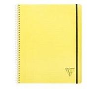 Carnet spirales proactiv'book linicolor format 22,5 x 27,7 cm - blanc ligné - 160 pages - lot de 5 - assorties aléatoires - clairefontaine G