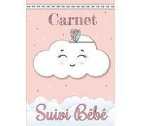 Carnet Suivi Bébé: Journal de bord 120 jours - Cahier de suivi maternel - Idéal pour bébé, nouveau né, nourrisson - Suivi de l'alimentation ... médicaments, activités et notes - 122 Pages