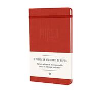 Carnet Toile du Marais A5 Rouge Coquelicot - Le Papier fait de la Résistance