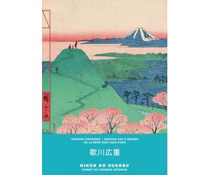 Carnet Utagawa Hiroshige / Nouveau Fuji à Méguro de la série cent vues d'Edo