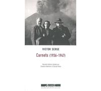 Carnets (1936-1947) - Victor Serge - Agone - broché - Roman