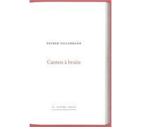 Carnets a Bruire - Esther Tellermann - Lettre Volee - broché - Poésie