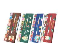 Carnets D’onglets Adhésifs de Noël, Marque-pages pour Élèves, Papier | Cartoon Festif, Repérage des Points Clés, pour Livres et Documents, Usage Maison ou Révision D’examen