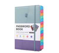 Carnets d'Adresses - Carnet Repertoire Alphabetique,Carnet de Mots de Passe avec onglets alphabétiques pour Personnes âgées,Format A5,Durable et Facile à Utiliser,Cahier Repertoire(Multicolore)