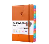 Carnets d'Adresses - Carnet Repertoire Alphabetique,Carnet de Mots de Passe avec onglets alphabétiques pour Personnes âgées,Format A5,Durable et Facile à Utiliser,Cahier Repertoire(Multicolore)