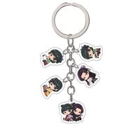 Carnets De L'Apothicaire Figurine Porte Clés Anime Cinq Personnages Mignon Keychain Maomao Cosplay Accessoires Apothecary Diaries Acrylique Chain Merch Collection