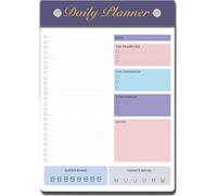Carnets de notes agenda journalier, Task Checklist Planner, Planificateur de gestion du temps, To Do Listen, Top Prjorities, Pour demain, Ne pas oublier,Notes, Prise d'eau, Humeur du jour,80 feuilles 