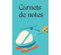 Carnets de Notes- Hélicoptére bleu ciel