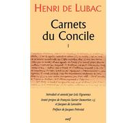Carnets du Concile tome 1 - Henri de Lubac - Cerf - broché - Essai