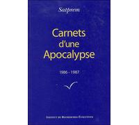 Carnets d'une apocalypse 1986-1987 Tome 6 - Satprem - Institut De Recherches Evolutives - relié - Essai