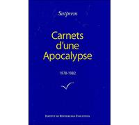 Carnets d'une apocalypse Tome 2 1978-1982 - Satprem - Institut De Recherches Evolutives - relié - Etude