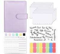 Carnets et Journaux Agenda Rechargeable Classeur De Budget Avec Enveloppes Zippées, Enveloppes De Liquidités Et Feuilles De Dépenses Pour Économiser