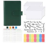 Carnets et Journaux Agenda Rechargeable Classeur De Budget Avec Enveloppes Zippées, Enveloppes De Liquidités Et Feuilles De Dépenses Pour Économiser