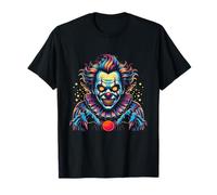 Carneval-Kostüm Ersatz Partner böse Clown Gruselig Horror T-Shirt