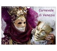 Carnevale di Venezia 2026 (Wandkalender 2026 DIN A4 quer), CALVENDO Monatskalender: Karneval in Venedig