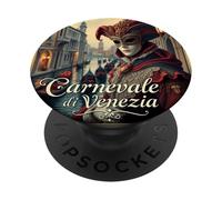 Carnevale di Venezia - Élégante mascarade vénitienne PopSockets PopGrip Adhésif