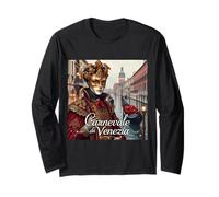 Carnevale di Venezia Woman Masque vénitien élégant Manche Longue