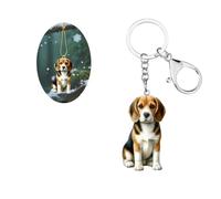 Carniee Porte-Clés Animaux Mignons es De Sac Intéressantes Porte-Clés en Acrylique Créatifs Pendentifs pour Porte Clef Cadeaux D’Invités pour Baptême Anniversaire Mariage Multicolore V