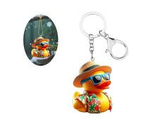 Carniee Porte-Clés Animaux Mignons es De Sac Intéressantes Porte-Clés en Acrylique Créatifs Pendentifs pour Porte Clef Cadeaux D’Invités pour Baptême Anniversaire Mariage Multicolore X