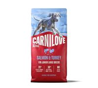 Carnilove Active Saumon & Turkey Junior Grande Race Croquettes pour Chien 4 kg