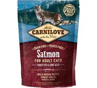 Carnilove Adulte Chat Nourriture Sèche Saumon Sensible Digestion Long Cheveux Ne