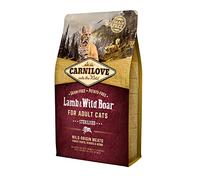 Carnilove - Aliment complet pour Chat Stérilisé Agneau/Sanglier - 2 kg