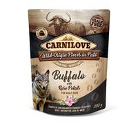 Carnilove Aliment Humide Chien Buffalo & Rose Pétales Pate Poche sans Grain 300g