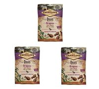 Carnilove CAILLE Origan | Pack de 3 | 3 x 200 g | Friandise Tendre pour Chiens | avec Un goût de Viande Exotique | Contient de l'origan pour Soutenir Une Digestion Saine