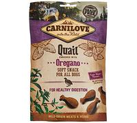 CARNILOVE Semi moist snacks friandises à la caille et à l'origan 200 g