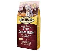 Carnilove Carnilove Fre Chicken & Rabbit Gourmand Nourriture déshydratée pour Chat 400 g - Paquet de 19 x 21,05 g - Total : 400 g