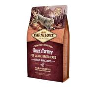 Carnilove Chat Croquettes Spécial Grandes Races/sans Céréales ni Pommes de Terre Canard/Dinde 1 Unité - 2kgs