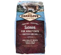Carnilove Adulte Saumon Sensitive & Long Hair 6 Kg - Croquette