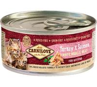 Carnilove Chaton Dinde Saumon Boîte 12X100Gr